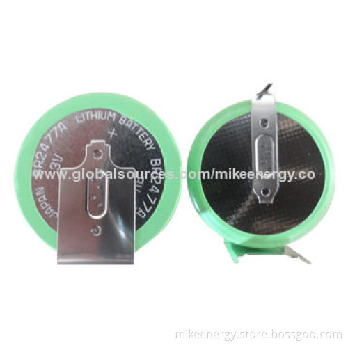 3V Li-Mn Button-cell Battery, Measures 12 x 2.0mm